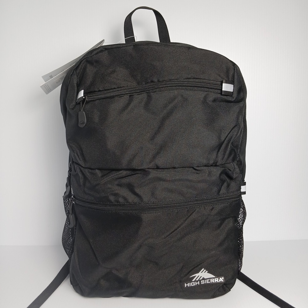 High Sierra Abbreviate Backpack, Laptop Bookbag for Travel One Size Black New - Picture 7 of 13
